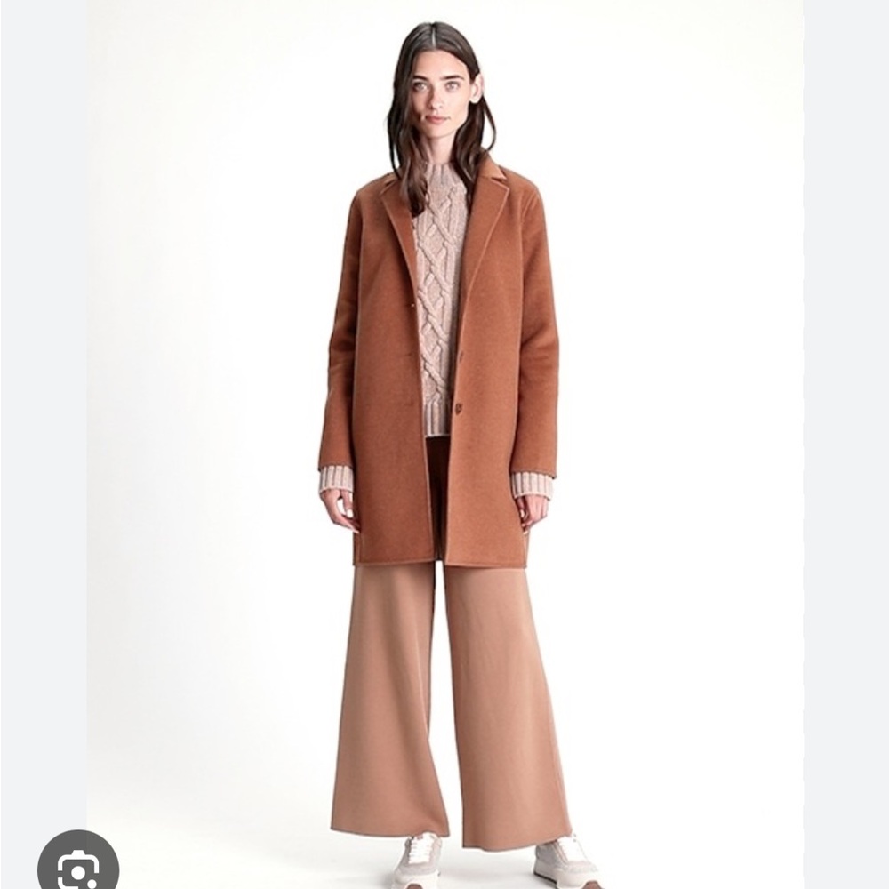 Banana republic double face topcoat, XS